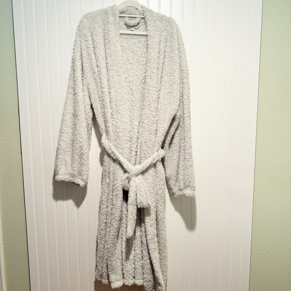 Cozy For Life Berkshire Home Extra Fluffy Light Gray Robe Size Large